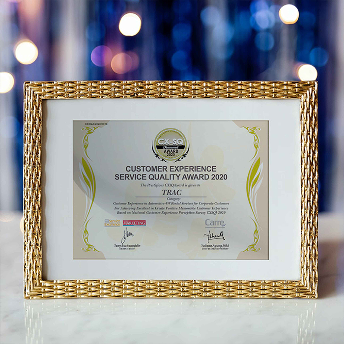 Satu Dekade Keberhasilan TRAC Meraih Customer Experience Service Quality Award (CXSQA)