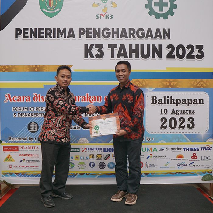 TRAC Balikpapan Wins a 2023 Zero-Accident Award