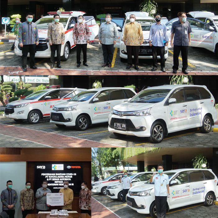 Langkah Berkelanjutan SERA dan Toyota Indonesia  dalam Memerangi COVID-19 dengan Menyerahkan Donasi Mobilitas dan Medis Ke Kementerian Kesehatan Republik Indonesia