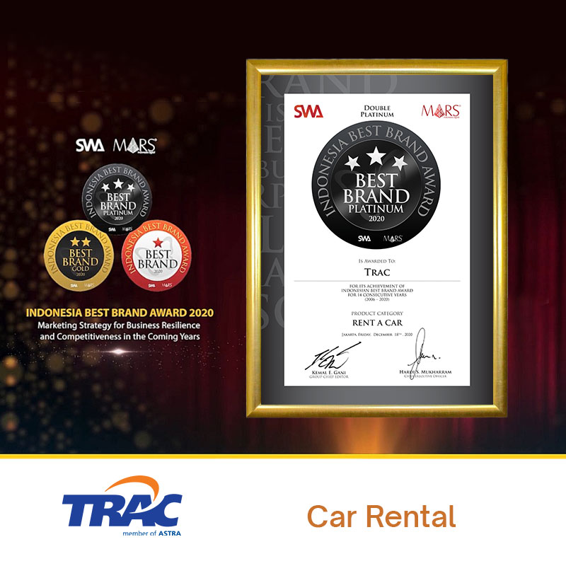 TRAC Raih Penghargaan Indonesia Best Brand Award Di Penghujung Tahun 2020