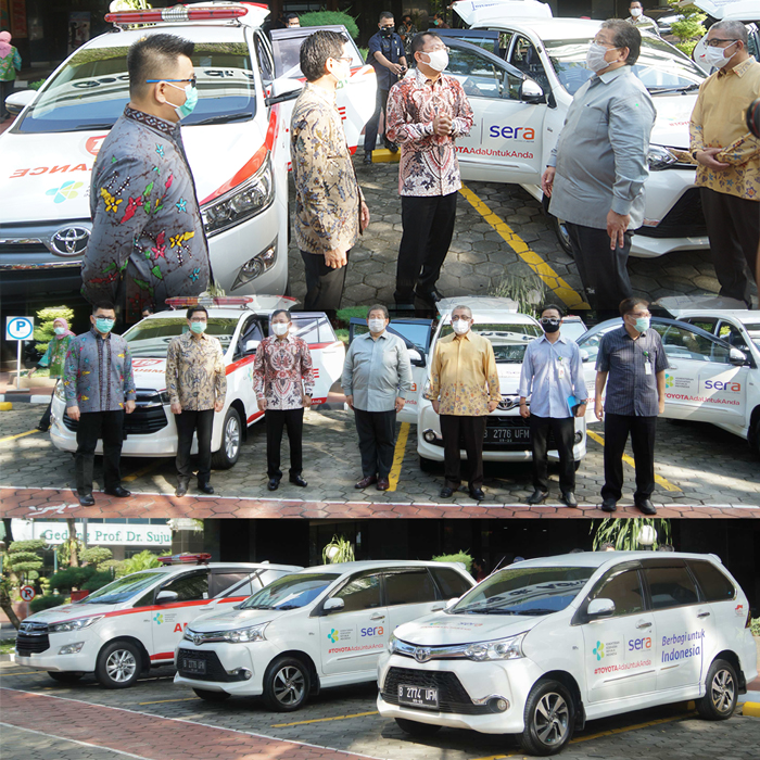 Langkah Berkelanjutan SERA dan Toyota Indonesia  dalam Memerangi COVID-19 dengan Menyerahkan Donasi Mobilitas dan Medis Ke Kementerian Kesehatan Republik
