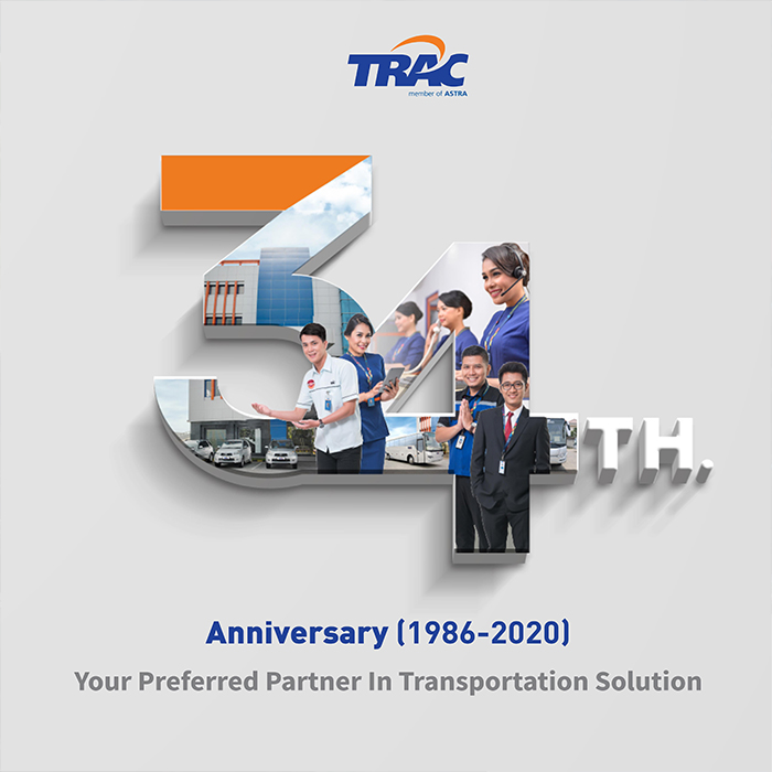 34 Tahun TRAC Melayani Dan Memberikan Solusi Transportasi Untuk Kebutuhan Mobilitas Masyarakat