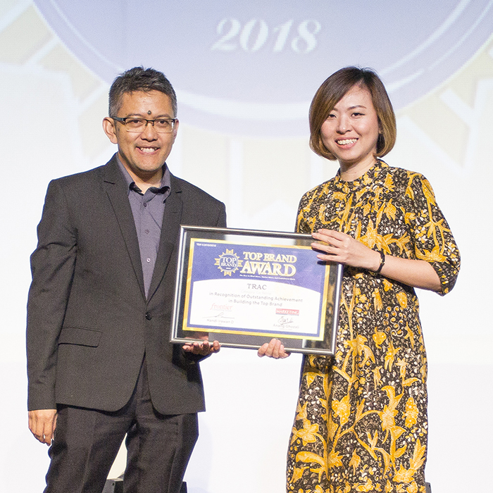 TRAC Wins Top Brand Award 2018